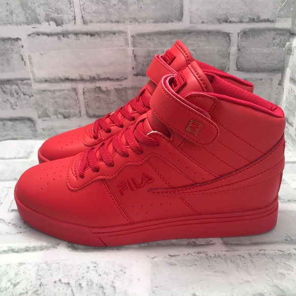 NEW FILA Vulc 13 Mid Red - Picture 3 of 8